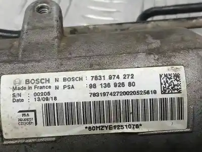 Автозапчастина б/у рульмова рейка для citroen jumpy furgon club xl посилання на oem iam 9813692680  7831974272