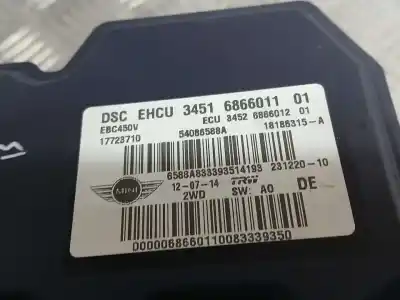 Peça sobressalente para automóvel em segunda mão abs por bmw mini cabrio (r57) cooper referências oem iam 6866011  17723710