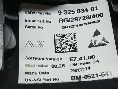 Peça sobressalente para automóvel em segunda mão quadrante por bmw mini cabrio (r57) cooper referências oem iam 932583401  29728400