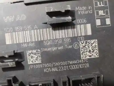 Second-hand car spare part electronic module for audi a3 sportback (8va) ambiente oem iam references 5q0959595  