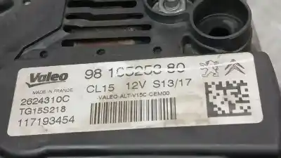 Автозапчастина б/у генератор для citroen c-elysée feel посилання на oem iam 9810525380 2624310c 