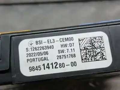 Second-hand car spare part fuse box unit for citroen berlingo feel m oem iam references 9845141280  1262263940