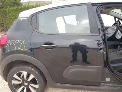 Second-hand car spare part rear right door for citroen c3 feel oem iam references 9812716680