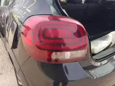 Second-hand car spare part left tailgate light for citroen c3 feel oem iam references 9812257580