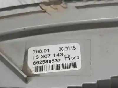 Second-hand car spare part front right headlight for opel astra j lim. selective oem iam references 13367143  662588537