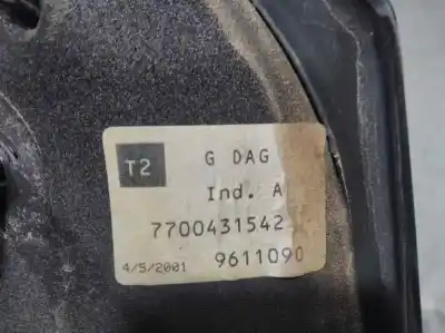 Автозапчастина б/у ліве дзеркало для renault scenic (ja..) 1.4 16v authentique посилання на oem iam 7700431542  