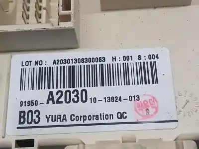 Second-hand car spare part fuse box unit for kia cee´d drive oem iam references 91950a2030  a20301308300063