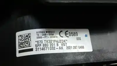 Peça sobressalente para automóvel em segunda mão kit airbag por cupra formentor basis referências oem iam 5ff880201b  