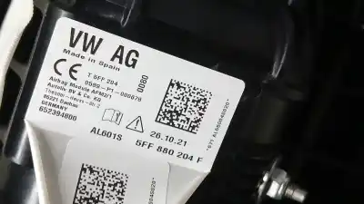 Peça sobressalente para automóvel em segunda mão kit airbag por cupra formentor basis referências oem iam 5ff880201b  