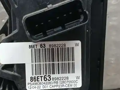 Second-hand car spare part potentiometer for citroen berlingo feel m oem iam references 9836042280  86et63