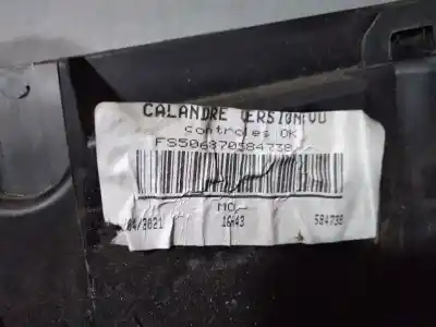 Peça sobressalente para automóvel em segunda mão grelha frontal por renault kangoo profesional referências oem iam 623101381r  1202567x