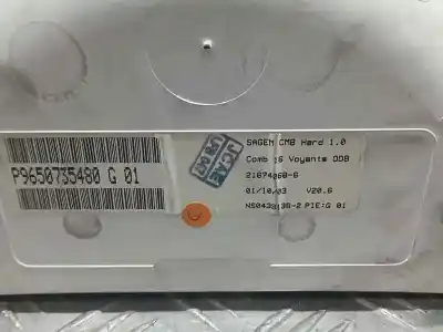 Second-hand car spare part dashboard for citroen c2 sx oem iam references 9650735480  2167400686