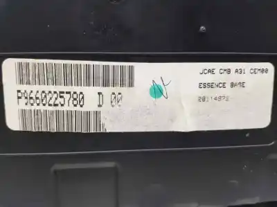 Pezzo di ricambio per auto di seconda mano pannello degli strumenti per citroen c2 furio riferimenti oem iam 9660225780