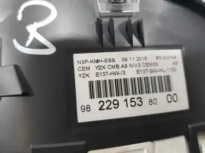 Peça sobressalente para automóvel em segunda mão quadrante por peugeot 208 edition referências oem iam 9822915380  