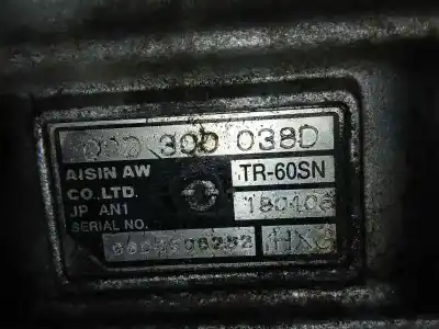 Second-hand car spare part gearbox for audi q7 (4l) 3.0 tdi oem iam references hxg  automatica     09d300038d