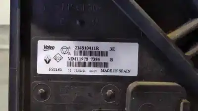 Peça sobressalente para automóvel em segunda mão termoventilador elétrico por renault captur ii techno referências oem iam 214810411r  