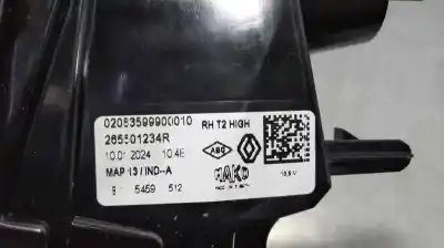 Second-hand car spare part right tailgate light for renault captur ii techno oem iam references 265501234r  