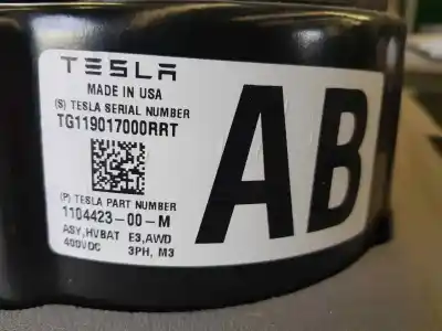 Pezzo di ricambio per auto di seconda mano batteria per tesla model 3 (5yj3) ev performance awd riferimenti oem iam 110442300m  tg119017000rrt