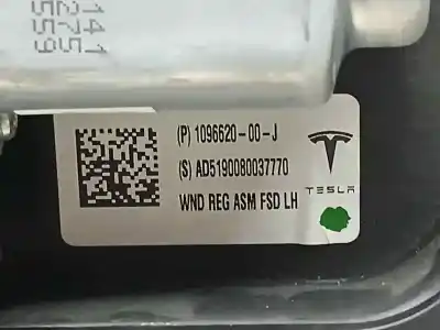 Автозапчастина б/у регулятор вікна передній лівий для tesla model 3 (5yj3) ev performance awd посилання на oem iam 1096620  5190080037770