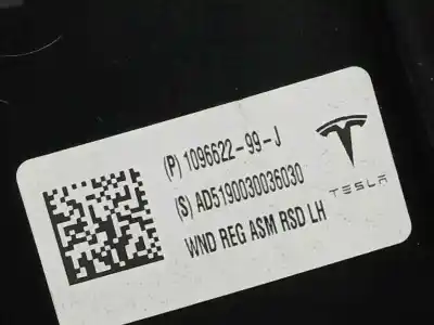 Piesă de schimb auto la mâna a doua mecanism actionare geam spate stânga pentru tesla model 3 (5yj3) ev performance awd referințe oem iam 1096622  5190030036030