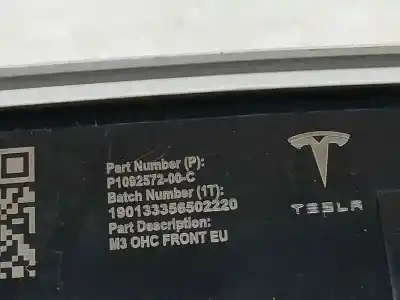 Pezzo di ricambio per auto di seconda mano luce interna per tesla model 3 (5yj3) ev performance awd riferimenti oem iam 1092572  190133356502220