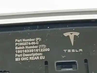 Автозапчастина б/у внутрішне світло для tesla model 3 (5yj3) ev performance awd посилання на oem iam 1902574  190163391612200