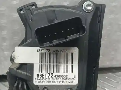 Автозапчасти б/у педальный потенциометр за citroen jumpy furgon control m ссылки oem iam 9838028180  86et724360532