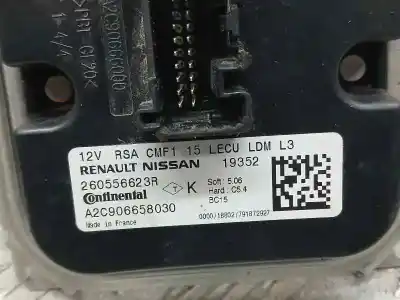 Second-hand car spare part light control unit for renault clio v business edition oem iam references 260556623r  a2c906658030