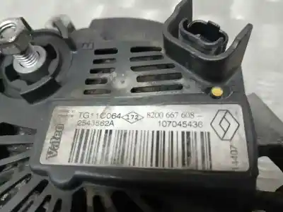 Peça sobressalente para automóvel em segunda mão alternador por nissan note (e11e) acenta referências oem iam 8200667608  2543562a