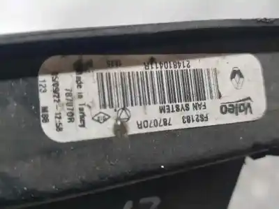 Peça sobressalente para automóvel em segunda mão termoventilador elétrico por renault captur ii zen referências oem iam 214810411r  