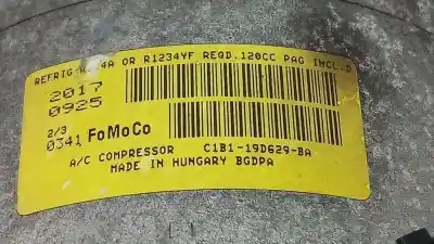 Pezzo di ricambio per auto di seconda mano compressore aria condizionata per ford tourneo courier (c4a) titanium riferimenti oem iam c1b119d629ba  