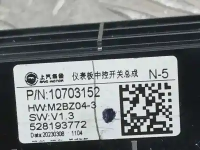 Piesă de schimb auto la mâna a doua control multifunctional pentru mg zs 1.0 t-gdi referințe oem iam 1073152  528193772