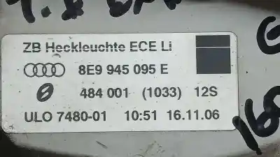 Автозапчастина б/у лівий ход ліхар для audi a4 avant (8e) 2.0 tdi посилання на oem iam 8e9945095e  
