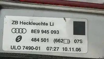 Автозапчастина б/у лівий ход ліхар для audi a4 avant (8e) 2.0 tdi посилання на oem iam 8e9945093  