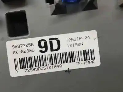 Second-hand car spare part fuse box unit for chevrolet aveo lt oem iam references 95977258  ak62309