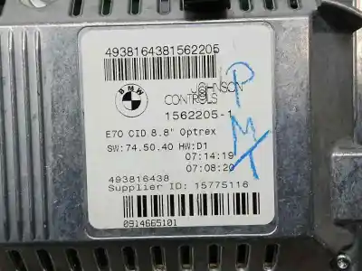 Second-hand car spare part gps navigation system for bmw x5 (e70) 3.0 turbodiesel cat oem iam references 493816438  15622051