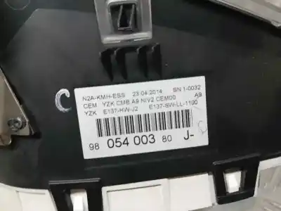 Peça sobressalente para automóvel em segunda mão quadrante por peugeot 208 active referências oem iam 9805400380  