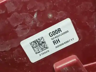 Second-hand car spare part right tailgate light for kia picanto (ja) concept oem iam references 92402g6000  