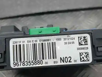 Second-hand car spare part fuse box unit for peugeot 208 access oem iam references 9678355880  30099029