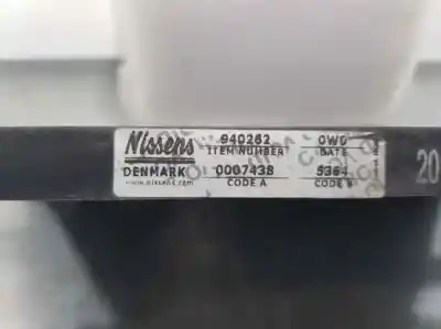 Second-hand car spare part air conditioning condenser / radiator for dacia sandero podium oem iam references 940262  940262