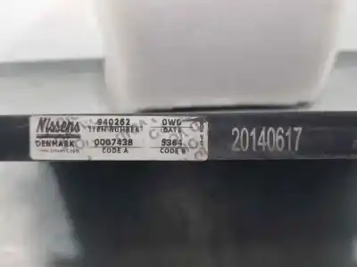 Second-hand car spare part air conditioning condenser / radiator for dacia sandero podium oem iam references 940262  940262