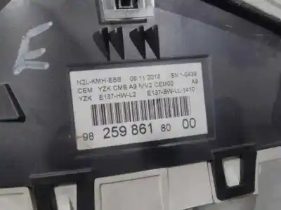 Peça sobressalente para automóvel em segunda mão quadrante por peugeot 208 signature referências oem iam 9825986180  