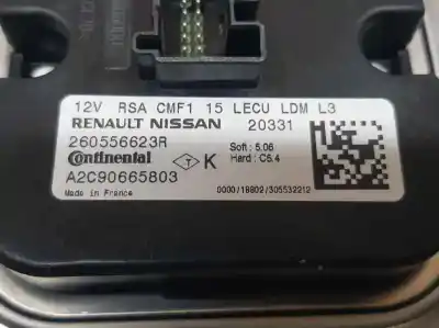Second-hand car spare part light control unit for renault captur ii zen oem iam references 260556623r  a2c90665803