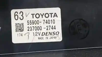Peça sobressalente para automóvel em segunda mão comando de sofagem (chauffage / ar condicionado) por toyota iq 2 referências oem iam 5590074010 2370002744 