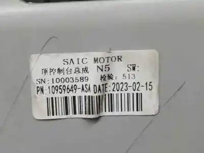 Peça sobressalente para automóvel em segunda mão luz interior por mg zs 1.0 t-gdi referências oem iam 10959649  10003589