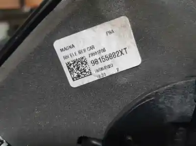 Second-hand car spare part right rearview mirror for citroen jumpy furgon control m oem iam references 98155882xt  