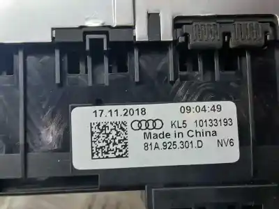 Автозапчасти б/у многофункциональное управление за audi q2 (gab) 30 tfsi advanced ссылки oem iam 81a925301d  