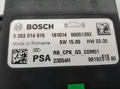 Second-hand car spare part electronic module for peugeot 208 edition oem iam references 9819361880  02630140105