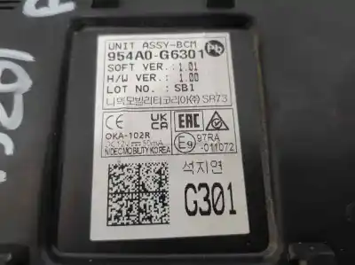 Pezzo di ricambio per auto di seconda mano modulo elettronico per kia picanto (ja) concept riferimenti oem iam 954a0g6301  