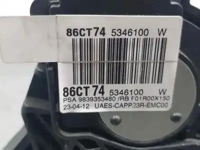 Second-hand car spare part accelerator pedal for citroen jumpy furgon control m oem iam references 9839353480  